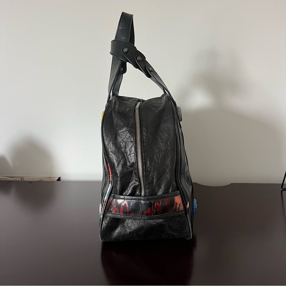 Authenticated - John Galliano - 90s Bottle Cap Handle Bag Purse - Picture 5 of 14